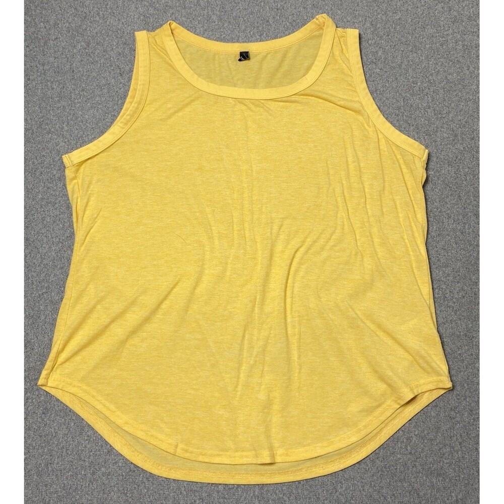 AUTOMET women Tank-Top Sz Xl Yellow